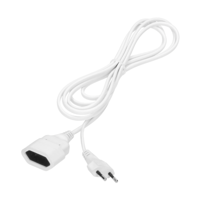 Przedłużacz domowy jednogniazdowy płaski, 1x2P, 3m,kabel PVC H03VV-F 2x0,75mm2, 230VAC OR-AE-13195/3M ORNO (OR-AE-13195/3M)