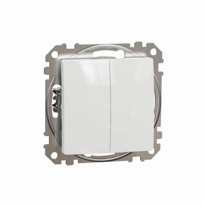 Sedna Design & Elements łącznik podwójny świecznikowy biały SDD111105 SCHNEIDER (SDD111105)