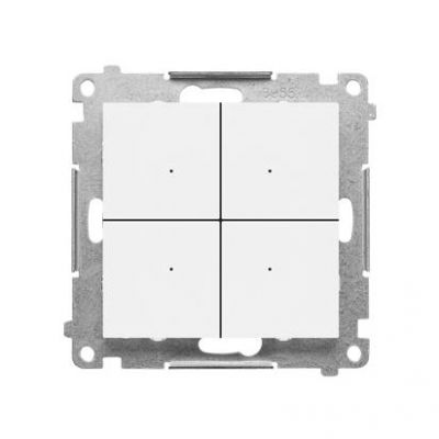 Simon 55 CONTROL B – Nadajnik bateryjny Wi-Fi Biały mat TENB1W.01/111 KONTAKT (TENB1W.01/111)