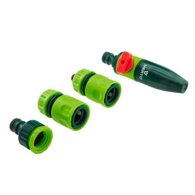 Zestaw ze zraszaczem prostym złączkami przyłączem do kranu 1/2' 15G711 VERTO GTX (15G711)