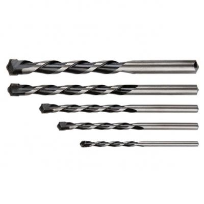 Wiertła do betonu 4-10mm zestaw 5sztkońcówka motylkowa GRAPHITE 57H350 GTX (57H350)