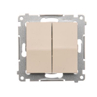 Simon 54 Łącznik świecznikowy 10A 250V szybkozłączka kremowy DW5.01/41 KONTAKT (DW5.01/41)