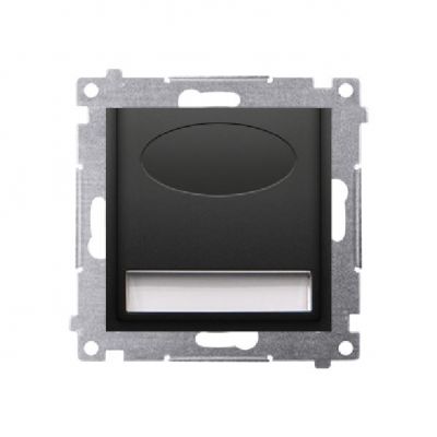Simon 54 Oprawa oświetleniowa LED 14 V DC 0.42 W białe ciepłe 3100 K czarny !Wymagany zasilacz 14V DOS14.01/49 KONTAKT (DOS14.01/49)