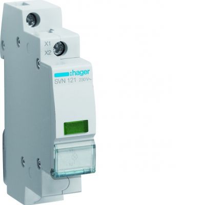 Hager LED-Leuchtmelder grün,230VAC SVN121 (SVN121)