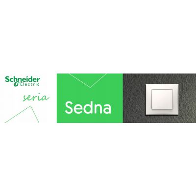 Sedna przycisk podwójny biały SDN1100121 SCHNEIDER (SDN1100121)