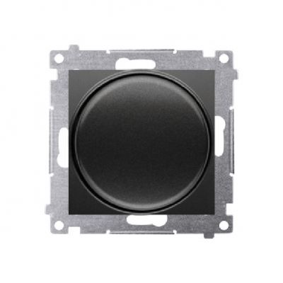 Simon 54 Ściemniacz obrotowy do LED ściemnialnych 230 V 2–250 W czarny. Maksymalna ilość zródeł LED - 10 szt. DS9L.01/49 KONTAKT (DS9L.01/49)
