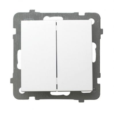 AS Łącznik podwójny krzyżowy kolor biały ŁP-19G/m/00 OSPEL (ŁP-19G/m/00)
