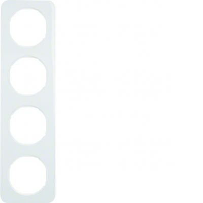 Berker Rahmen pows/gl 4fach 10142189 (10142189)