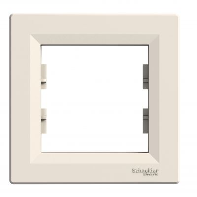 Asfora ramka pojedyncza 1-krotna pozioma kremowy EPH5800123 SCHNEIDER (EPH5800123)