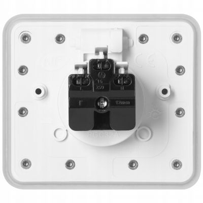 Hermetyczne gniazdo elektryczne prostokątne IP55 1x2P+Z(French) białe ORNO (OR-GM-9031/W)