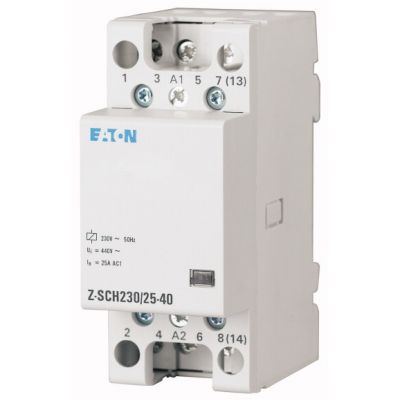 Eaton Z-SCH230/25-40 Installationsschütz Nennspannung: 230 V, 240 V Schaltstrom (max.): 25 A 4 Schließer  1 St. (248847)