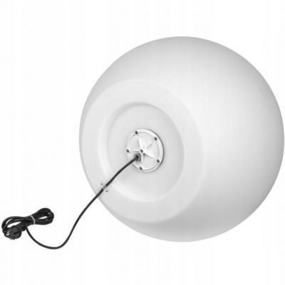 Oprawa ogrodowa kula LUNA S E27 1x40W IP44 biała O 300 AD-OP-6298WE27ZM ORNO (AD-OP-6298WE27ZM)