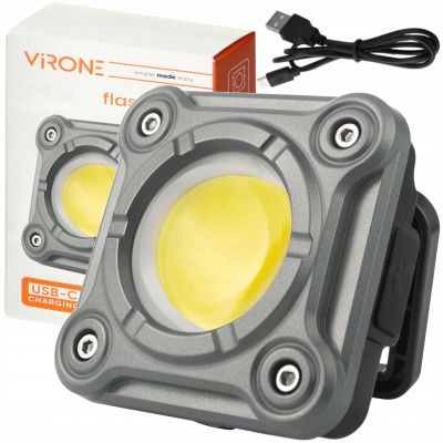 Lampa warsztatowa LED COB 15W 1000lm reflektor zimna biel WL-15 VIRONE (WL-15)