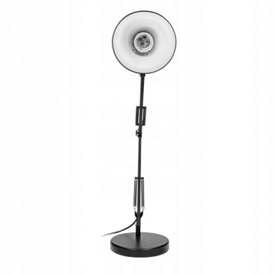 Lampka biurkowa DEON 60W E27 wysoka regulowana czarna DL-2/B ORNO (DL-2/B)