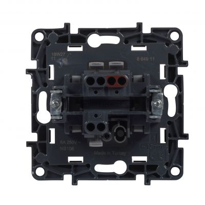 Niloe Step Przycisk Pojedynczy 6 A- Kolor Aluminium 863309 LEGRAND (863309)