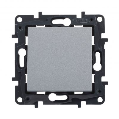 Niloe Step Przycisk Pojedynczy 6 A- Kolor Aluminium 863309 LEGRAND (863309)