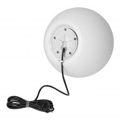 Oprawa ogrodowa kula LUNA S E27 1x40W IP44 biała O 300 AD-OP-6298WE27ZM ORNO (AD-OP-6298WE27ZM)