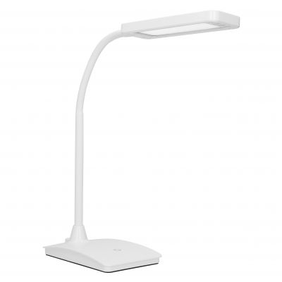 Lampka biurkowa LED AMET DIM szkolna nocna funkcja ściemniania 6W biała VIRONE (DL-8/W)