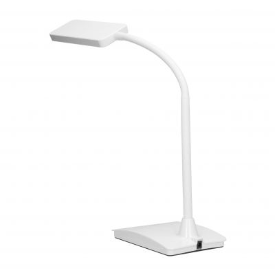 Lampka biurkowa LED AMET DIM szkolna nocna funkcja ściemniania 6W biała VIRONE (DL-8/W)