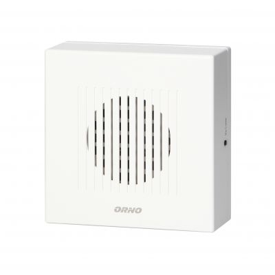 Dzwonek elektroniczny jednotonowy RINGIL MINI AC, 230V, biały OR-DP-MR-160/W ORNO (OR-DP-MR-160/W)