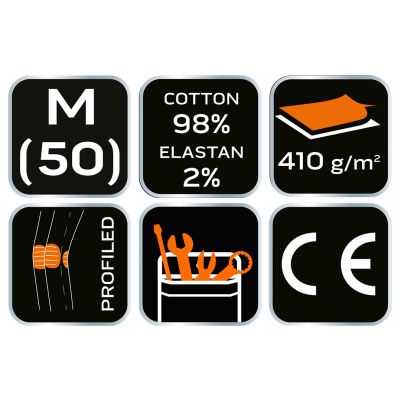 Spodnie robocze jeans denim czarne 81-233 M NEO TOOLS GTX (81-233-M)