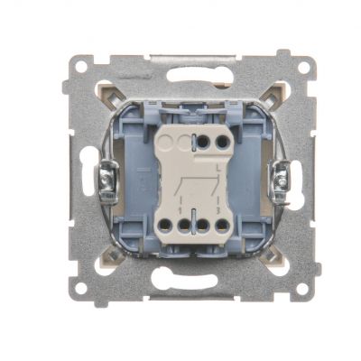 Simon 54 Łącznik świecznikowy 10A 250V szybkozłączka kremowy DW5.01/41 KONTAKT (DW5.01/41)