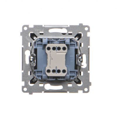 Simon 54 Przycisk „światło” 10A 250V szybkozłączka czarny DS1.01/49 KONTAKT (DS1.01/49)