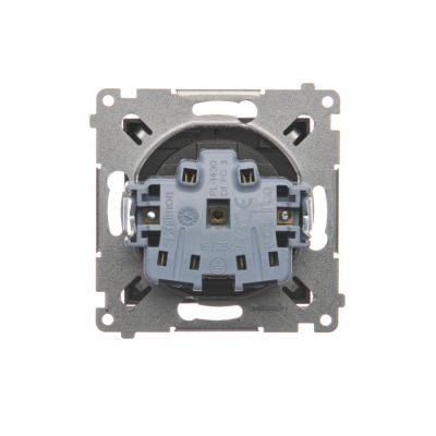 SIMON54 gniazdo pojedyncze z klapką DGZ1BUZ.01/48A KONTAKT (DGZ1BUZ.01/48A)