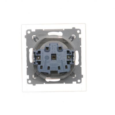 Simon 54 Gniazdo wtyczkowe do wersji IP44 Z USZCZELKĄ 16A 250V zaciski śrubowe klapka transparentna złoty mat *Uszczelka do ramek S54 PREMIUM DGZ1BZ.01/44A KONTAKT (DGZ1BZ.01/44A)