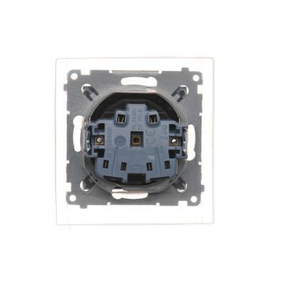 Simon 54 Gniazdo wtyczkowe do wersji IP44 Z USZCZELKĄ 16A 250V zaciski śrubowe klapka transparentna brąz mat *Uszczelka do ramek S54 PREMIUM DGZ1BZ.01/46A KONTAKT (DGZ1BZ.01/46A)