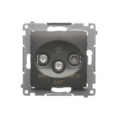 SIMON54 gniazdo antenowe SAT-SAT-RTV DASK2.01/48 KONTAKT (DASK2.01/48)