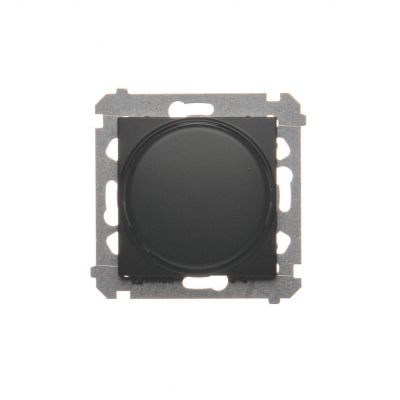Simon 54 Ściemniacz obrotowy do LED ściemnialnych 230 V 2–250 W czarny. Maksymalna ilość zródeł LED - 10 szt. DS9L.01/49 KONTAKT (DS9L.01/49)