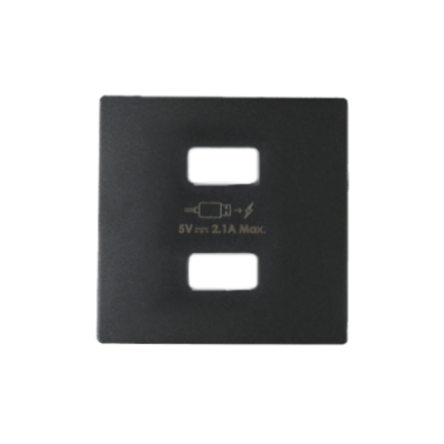 Simon 82 Pokrywa ładowarki 2xUSB grafit 8221096-038 KONTAKT (8221096-038)