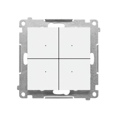 Simon 55 CONTROL B – Nadajnik bateryjny Wi-Fi Biały mat TENB1W.01/111 KONTAKT (TENB1W.01/111)