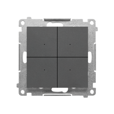 Simon 55 CONTROL B – Nadajnik bateryjny Wi-Fi Grafitowy mat TENB1W.01/116 KONTAKT (TENB1W.01/116)