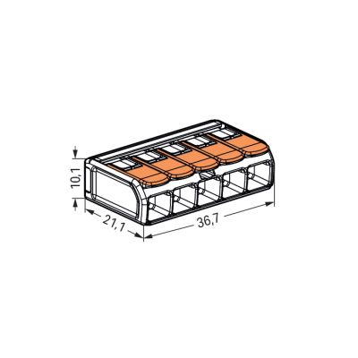 WAGO 221-615 COMPACT-VERBINDUNGSKLEMME (221-615)