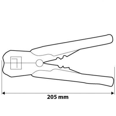 Automatyczny ściągacz izolacji 205mm czołowy NEO 01-500 GTX (01-500)