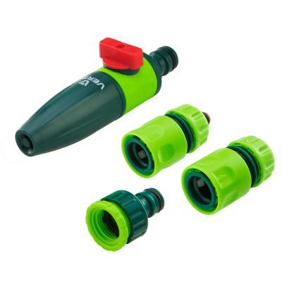 Zestaw ze zraszaczem prostym złączkami przyłączem do kranu 1/2' 15G711 VERTO GTX (15G711)