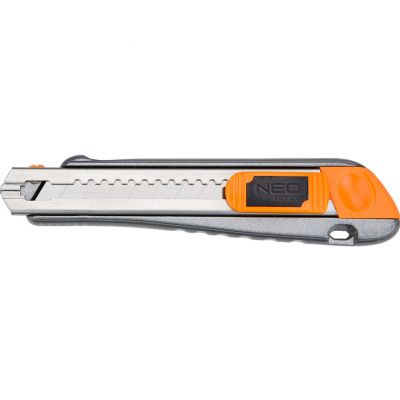 Nóż z ostrzem łamanym 18mm metalowy korpus NEO 63-021 GTX (63-021)