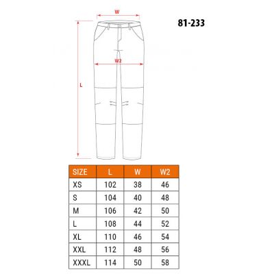 Spodnie robocze jeans denim czarne 81-233 M NEO TOOLS GTX (81-233-M)