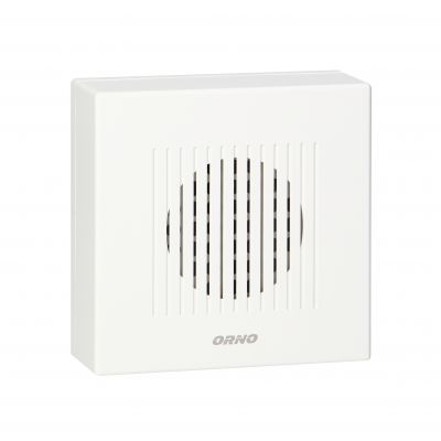 Dzwonek elektroniczny jednotonowy RINGIL MINI AC, 230V, biały OR-DP-MR-160/W ORNO (OR-DP-MR-160/W)