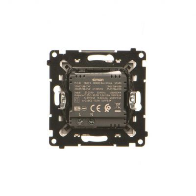 SIMON 55 Ładowarka USB C+A 30W 230V szampański mat TEC2CAQ.01/144 KONTAKT (TEC2CAQ.01/144)