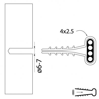 Uchwyt USMP-4 (100szt) 16.3 OPATÓWEK (16.3)