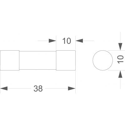 Wkładka bezpiecznikowa ST10PV 10x38 12A 1000VDC OPATÓWEK (87.760)