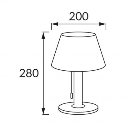 Lampka stołowa solarna LED PELAGIA 2W barwa neutralna 04731 IDEUS (04371)