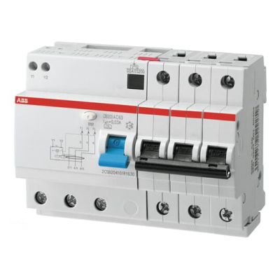 DS203 M A-B6/0,03 wył. różn.-prąd. z blokiem nadmiarowym (2CSR273101R1065)