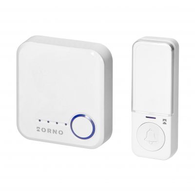 Bezprzewodowy dzwonek do drzwi sieciowy 230V przycisk SOS Wifi Tuya biały ORNO (OR-DB-MK-175/W)