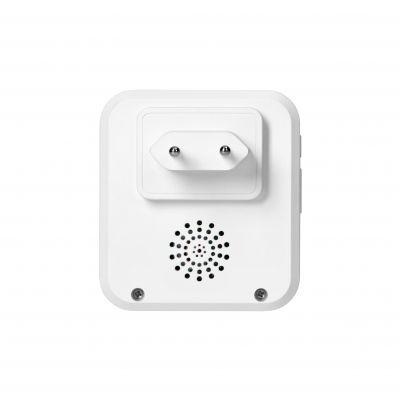 Bezprzewodowy dzwonek do drzwi sieciowy 230V przycisk SOS Wifi Tuya biały ORNO (OR-DB-MK-175/W)