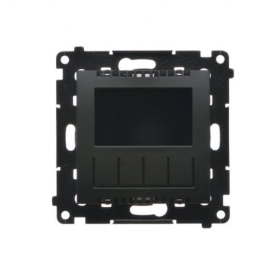 Simon 55 Termostat programowalny z wyświetlaczem Czarny mat TETD1A.01/149 KONTAKT (TETD1A.01/149)