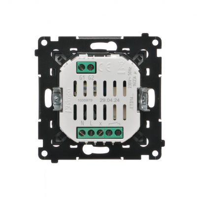 Simon 55 Termostat programowalny z wyświetlaczem Czarny mat TETD1A.01/149 KONTAKT (TETD1A.01/149)